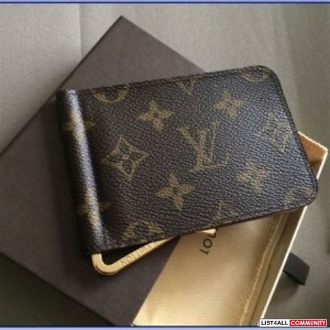 lv money clip replica|louis vuitton billfold.